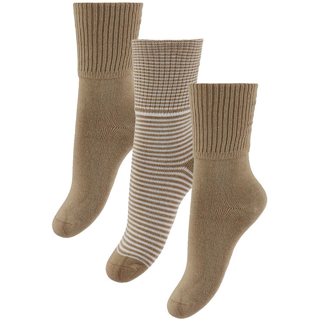 Hust and Claire Strømper - Bambus - 3-pak - HCFuxie - Warm Sand