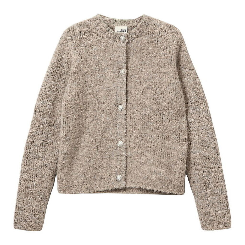 Sofie Schnoor Cardigan - Strik - KyraSY - Deer Melange
