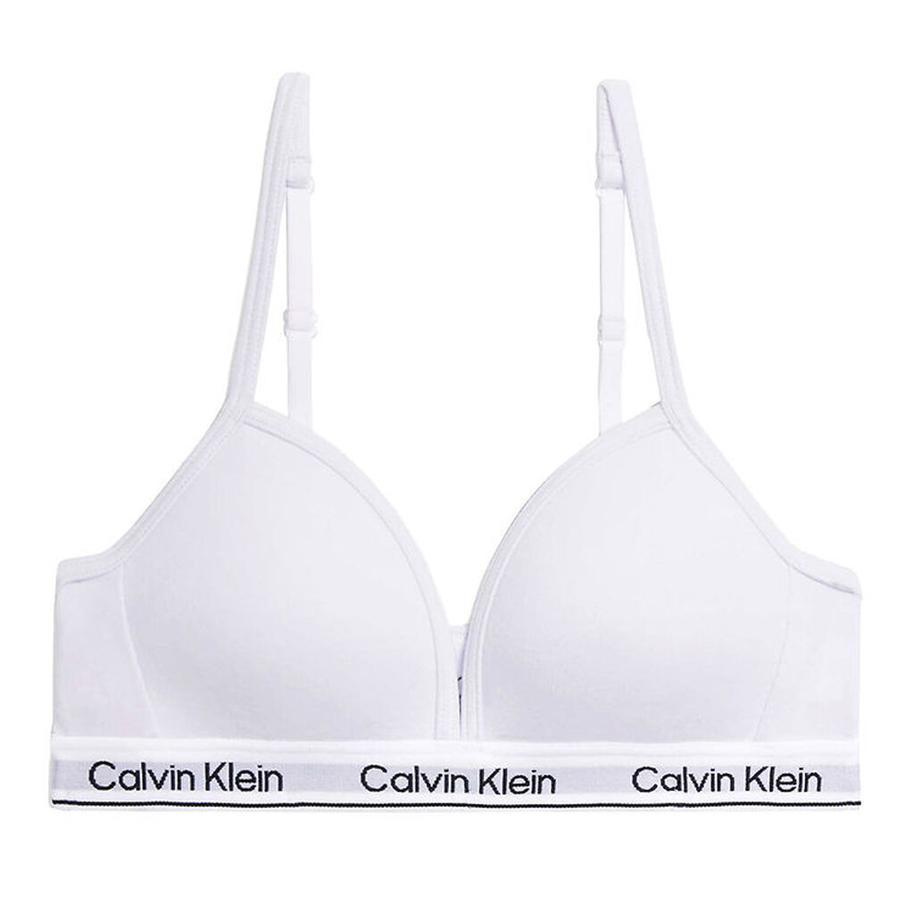 Calvin Klein BH u. Bøjle - Triangle - Classic White