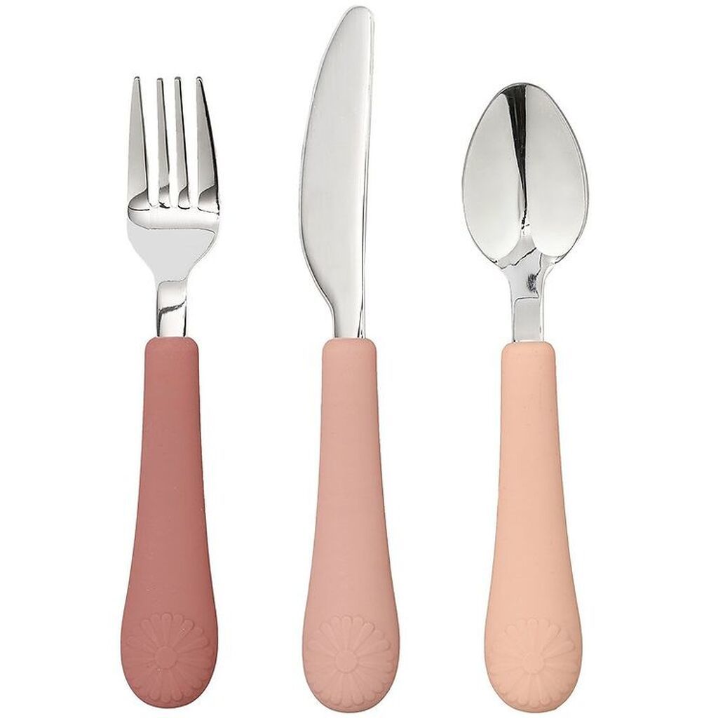 Cam Cam Bestiksæt - Silikone - Flower - Rose Mix