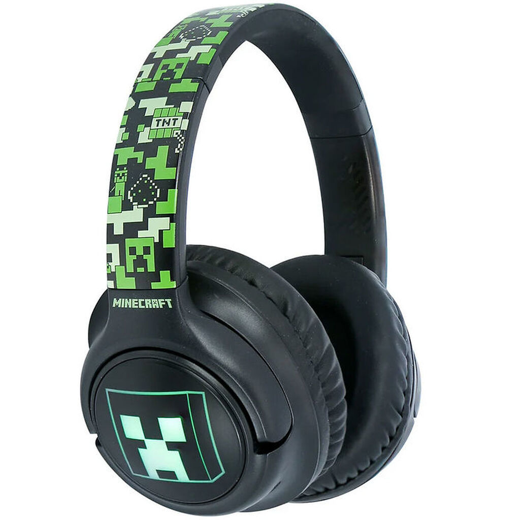 OTL Høretelefoner m. Lys - Trådløs - Minecraft