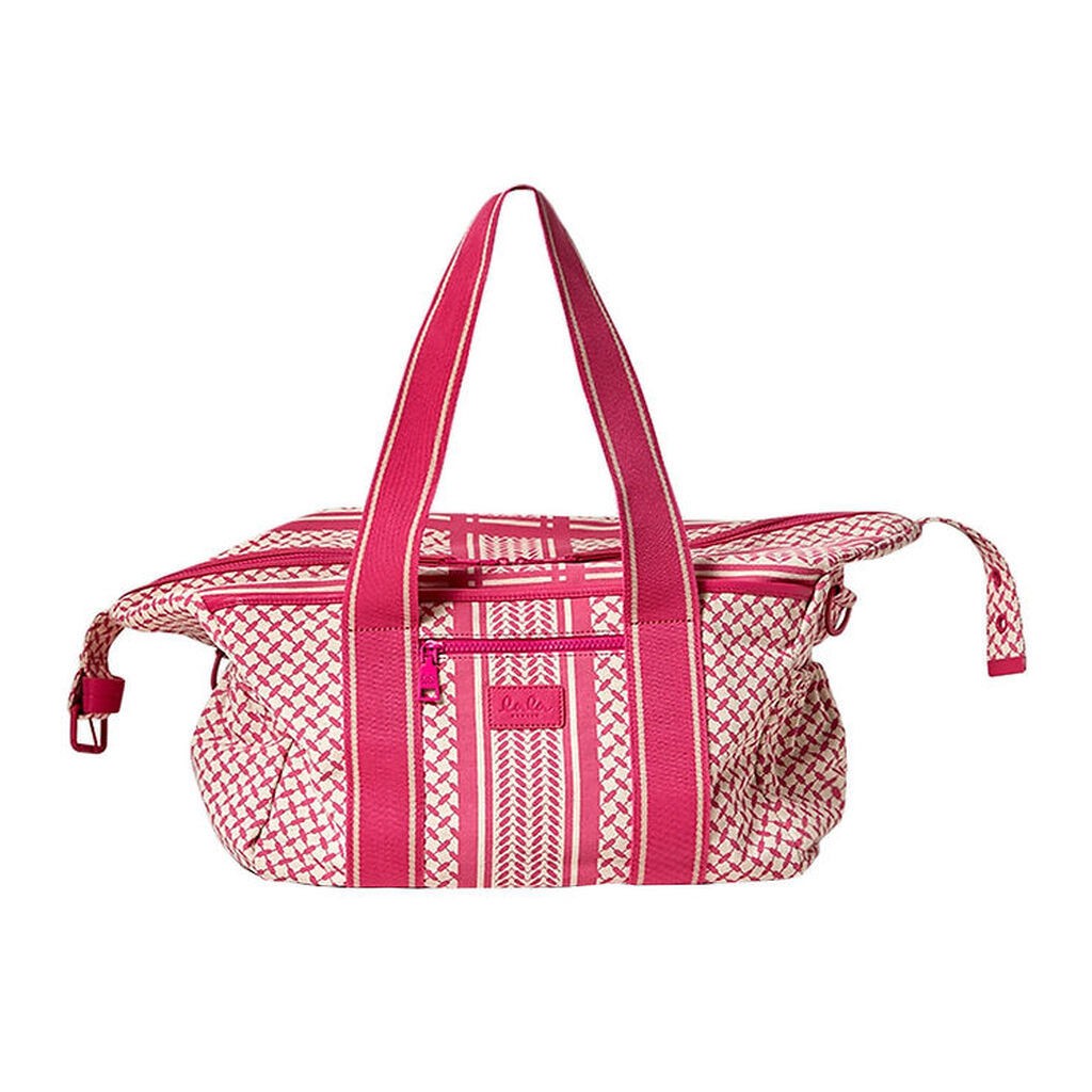 Lala Berlin Taske - Big Bag Muriel 2.0 - Heritage Stripe Pink