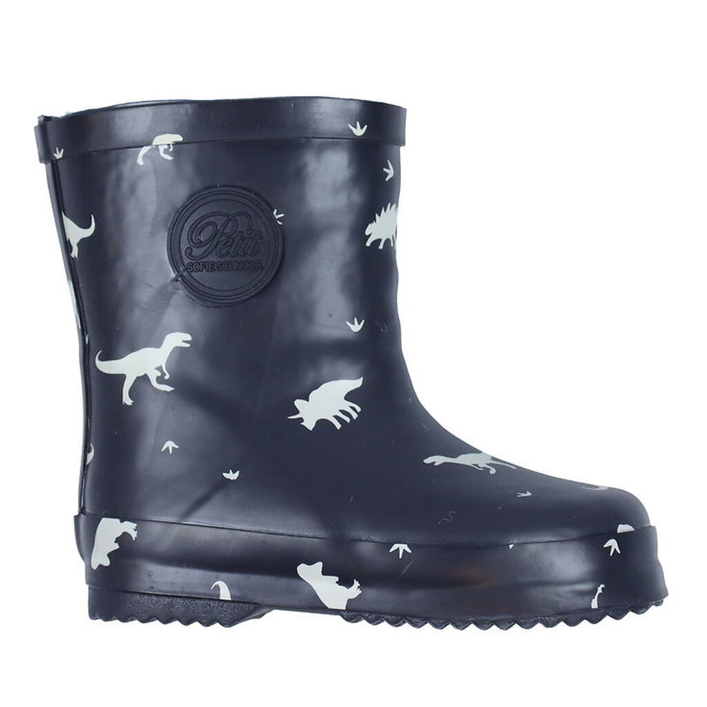 Petit by Sofie Schnoor Gummistøvler m. For - Blå m. Dinosaurer