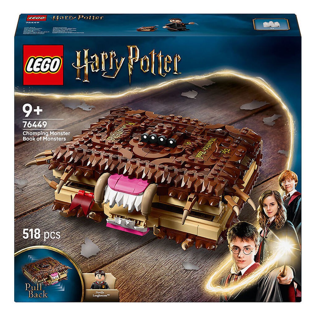 LEGOÂ® Harry Potter - Bidende Store Monsterbog 76449 - 518 dele