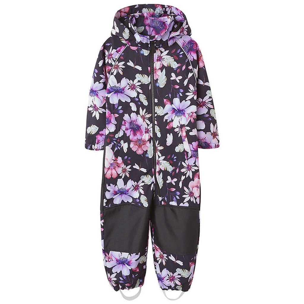 Name It Softshelldragt m. Fleece - Noos - NmfAlfa08 - Sort/Big F
