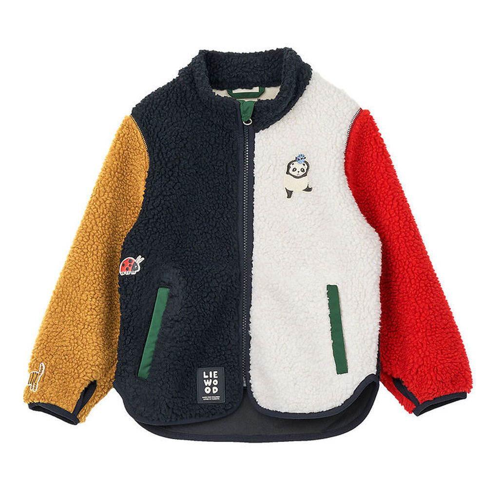 Liewood Fleecejakke - Nolan - Around The World Multi Mix