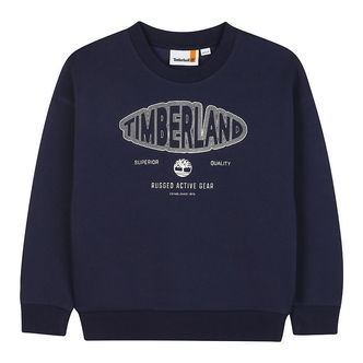 Timberland Sweatshirt - Navy m. Logo