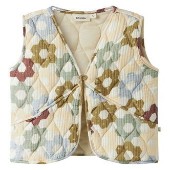 Lil Atelier Vest - NmfTalia - Coconut Milk