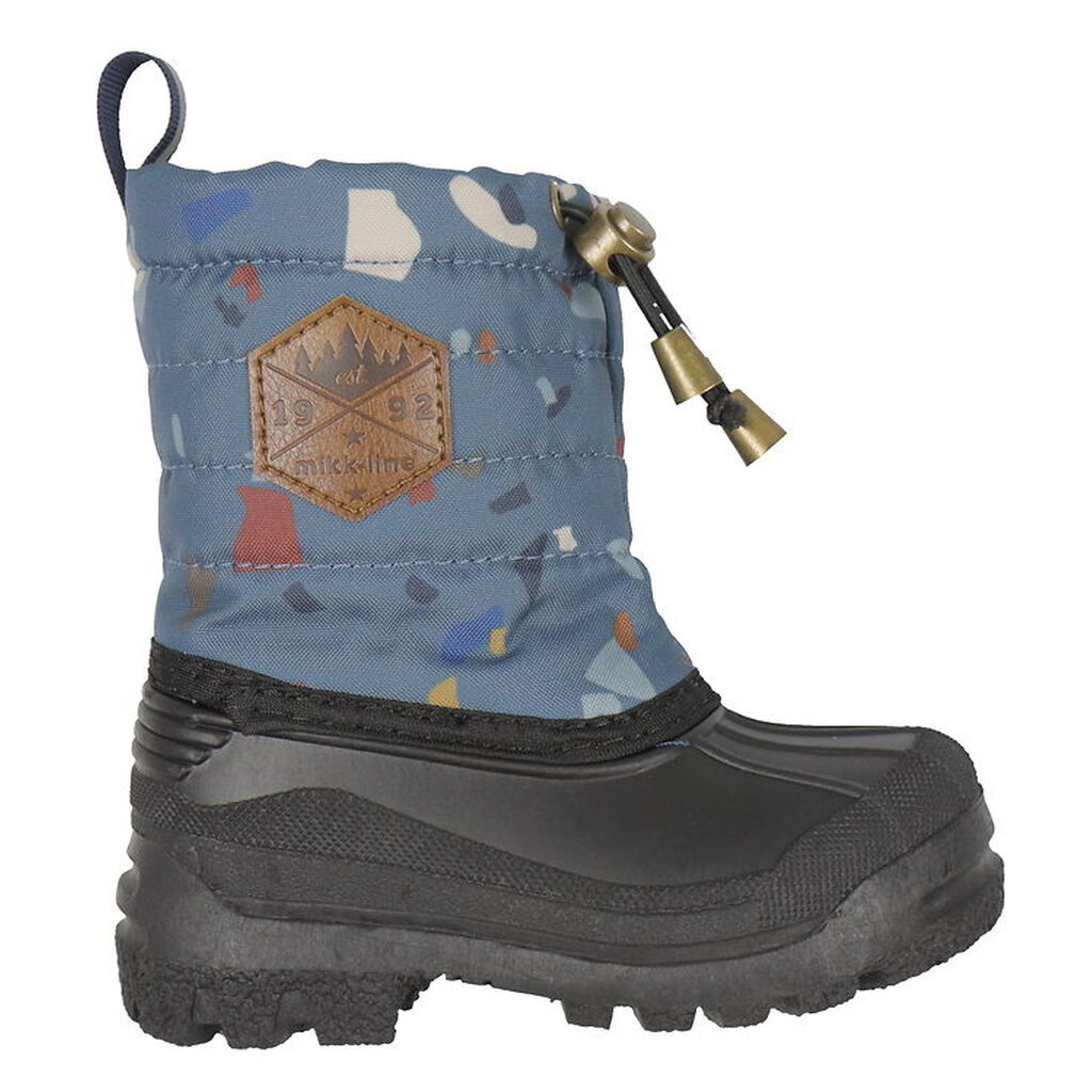 Mikk-Line Termostøvler - Orion Blue m. Print