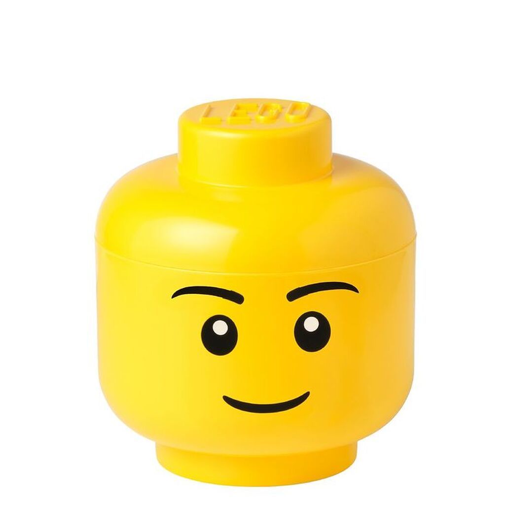 LEGOÂ® Storage Opbevaringsboks - Lille - Hoved - 19 cm - Dreng