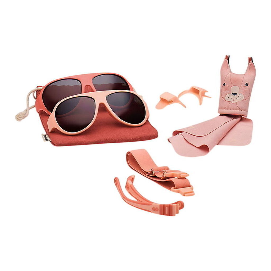 Mokki Solbriller - Click & Change - Peach