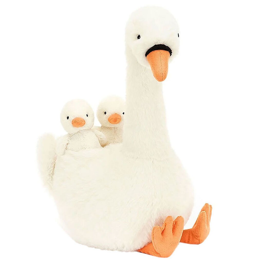 Jellycat Bamse - 39x18 cm - Featherful Swan