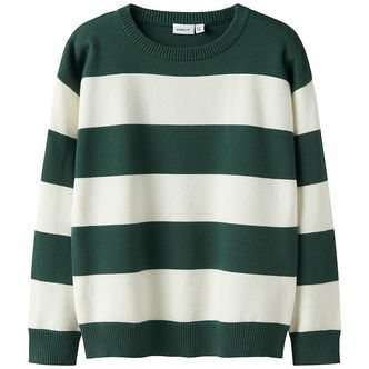 Name It Bluse - Strik - NkmSage - Bistro Green