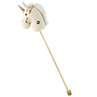 Teddykompaniet Kæphest - 100 cm - Hvid