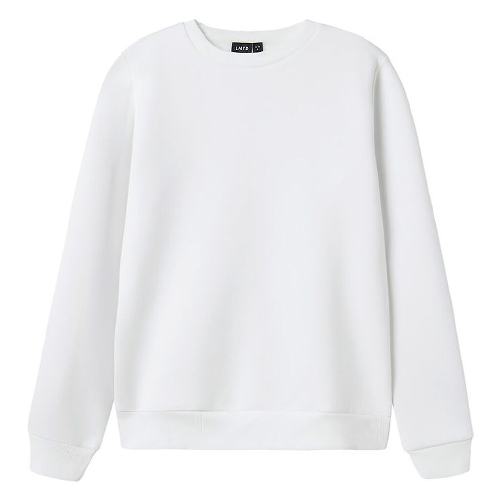 LMTD Sweatshirt - NlmFeelin - Bright White m. Print