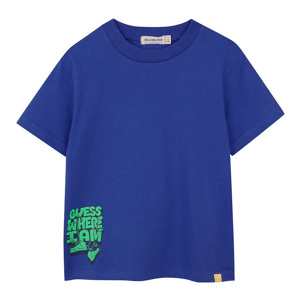 Billieblush T-shirt - Blå m. Print