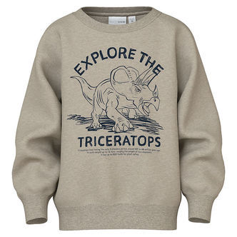 Name It Sweatshirt - NmmVion - Pure Cashmere/Triceratops