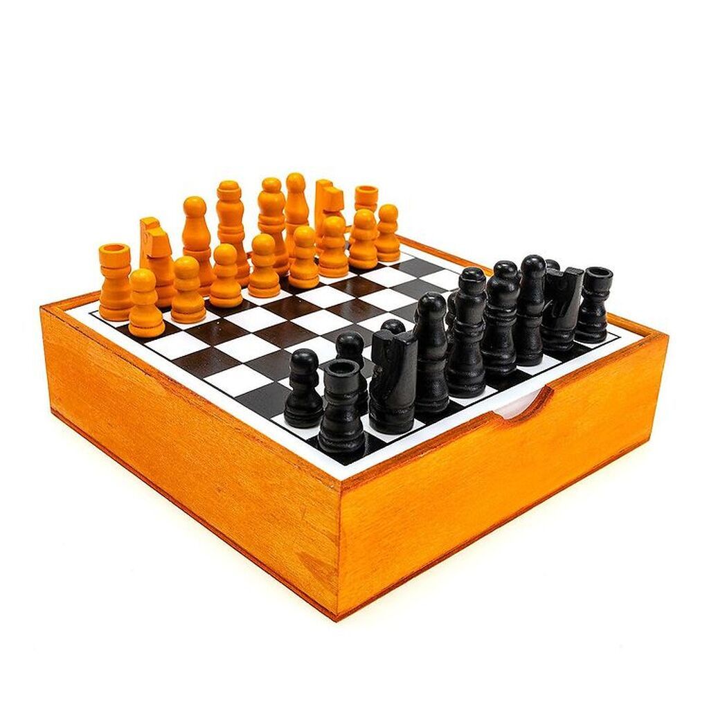 TACTIC Brætspil - Træ - Skak