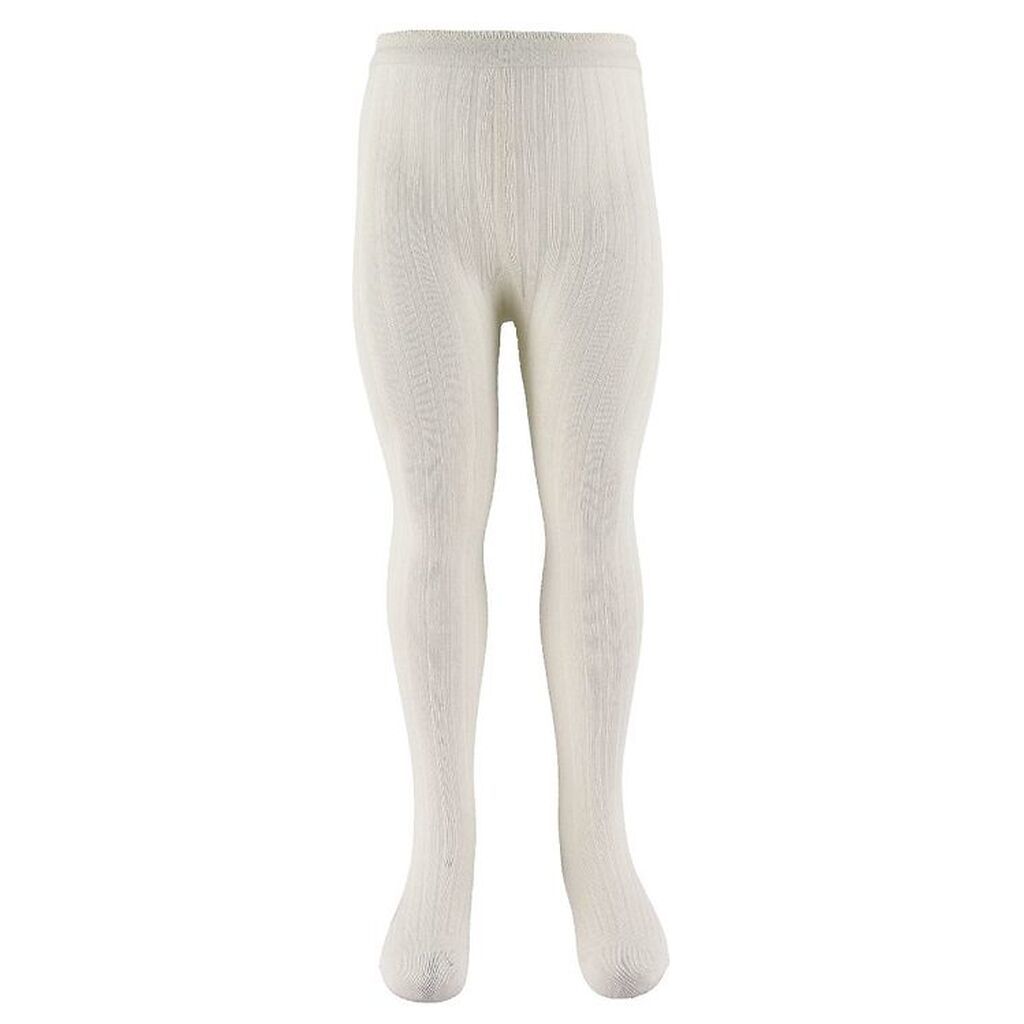 MP Strømpebukser - Rib - Hvid