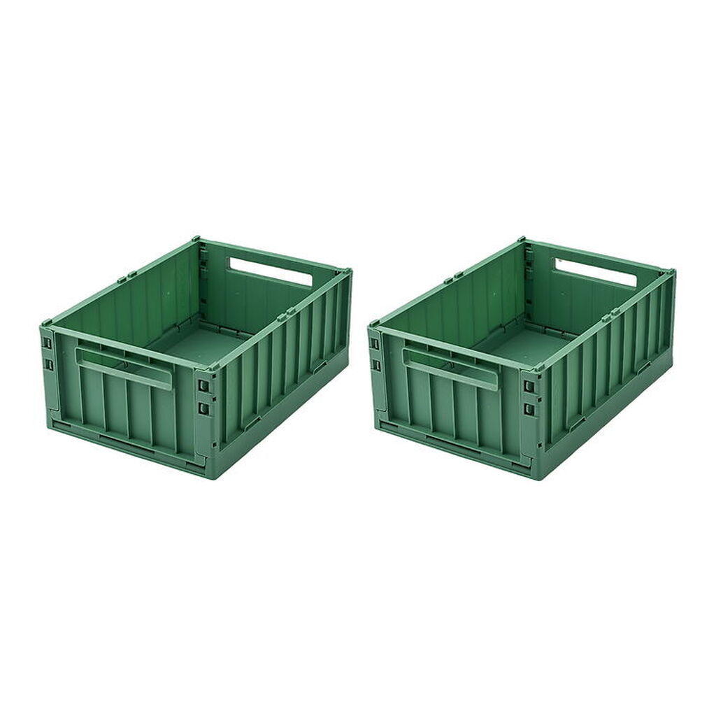 Liewood Foldekasse - 2-Pak - Weston - Medium - Dusty Ivy
