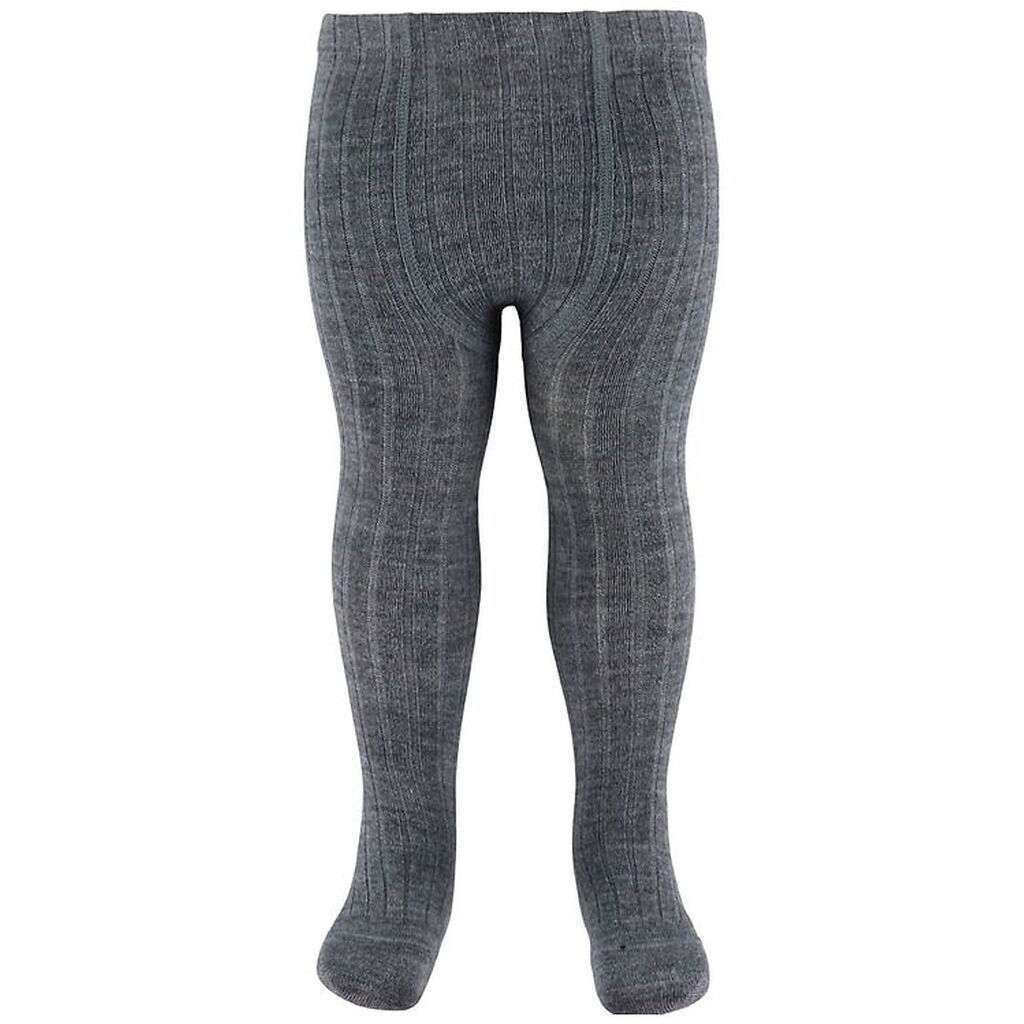 Condor Strømpebukser - Uld/Akryl - Koksgrå