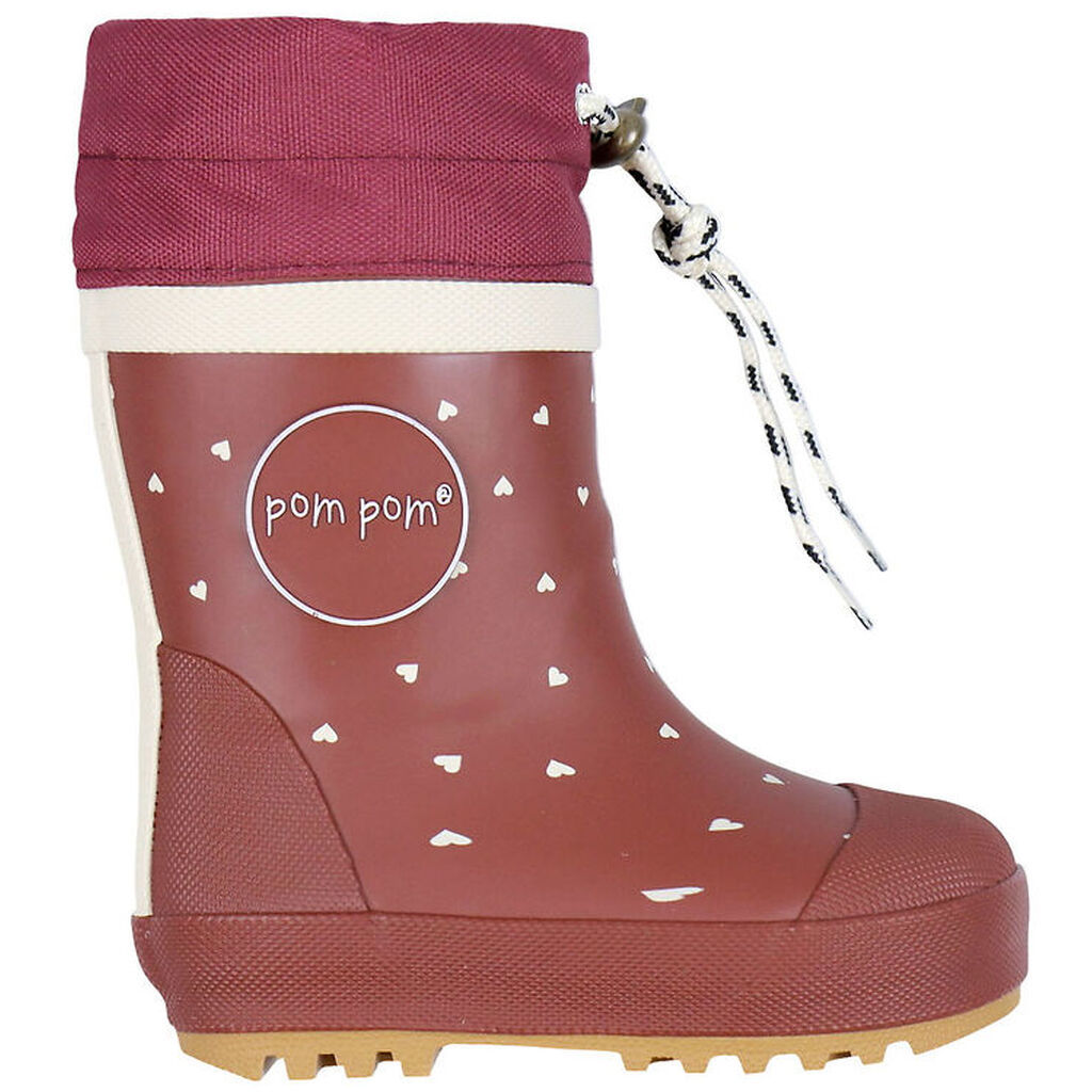 Pom Pom Termostøvler - Heart