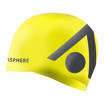 Aqua Sphere Badehætte - Tri Cap - Bright Yellow Grey