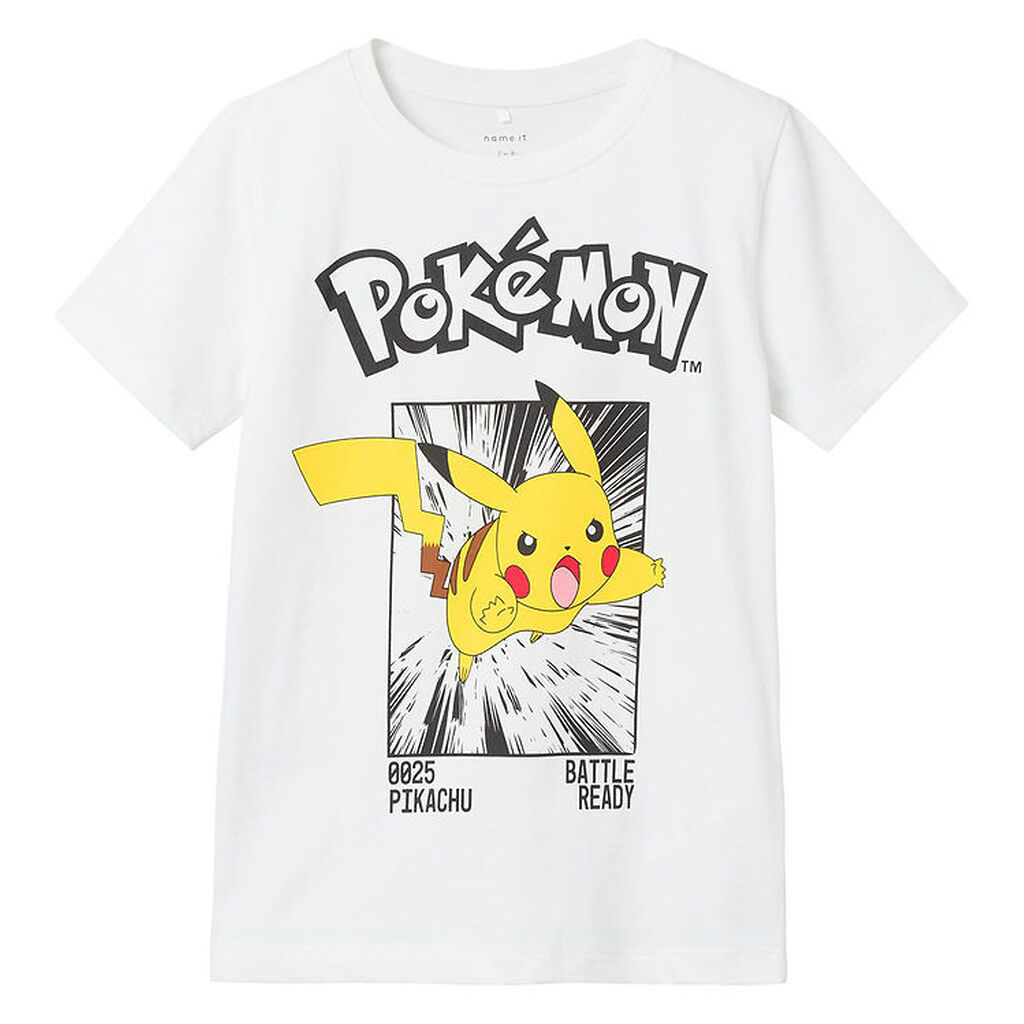Name It T-shirt - NkmNoisi Pokemon - Noos - Bright White