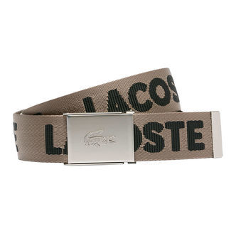 Lacoste Bælte - Jaquard Webbing - Morel Noir