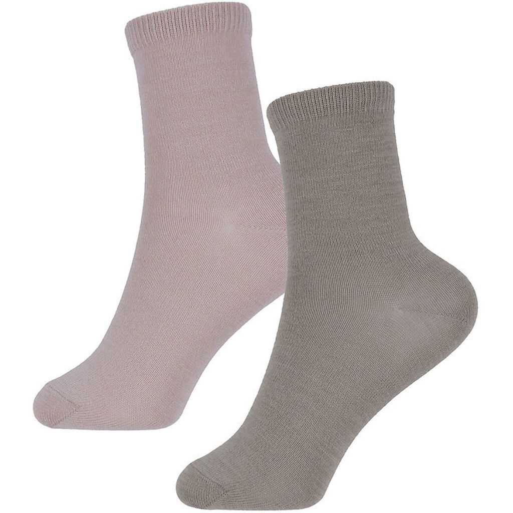 Name It Strømper - 2-pak - Uld/Bomuld - NkfWak - Shadow Gray