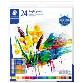 Staedtler Akryl Maling - 24 stk - 12 ml