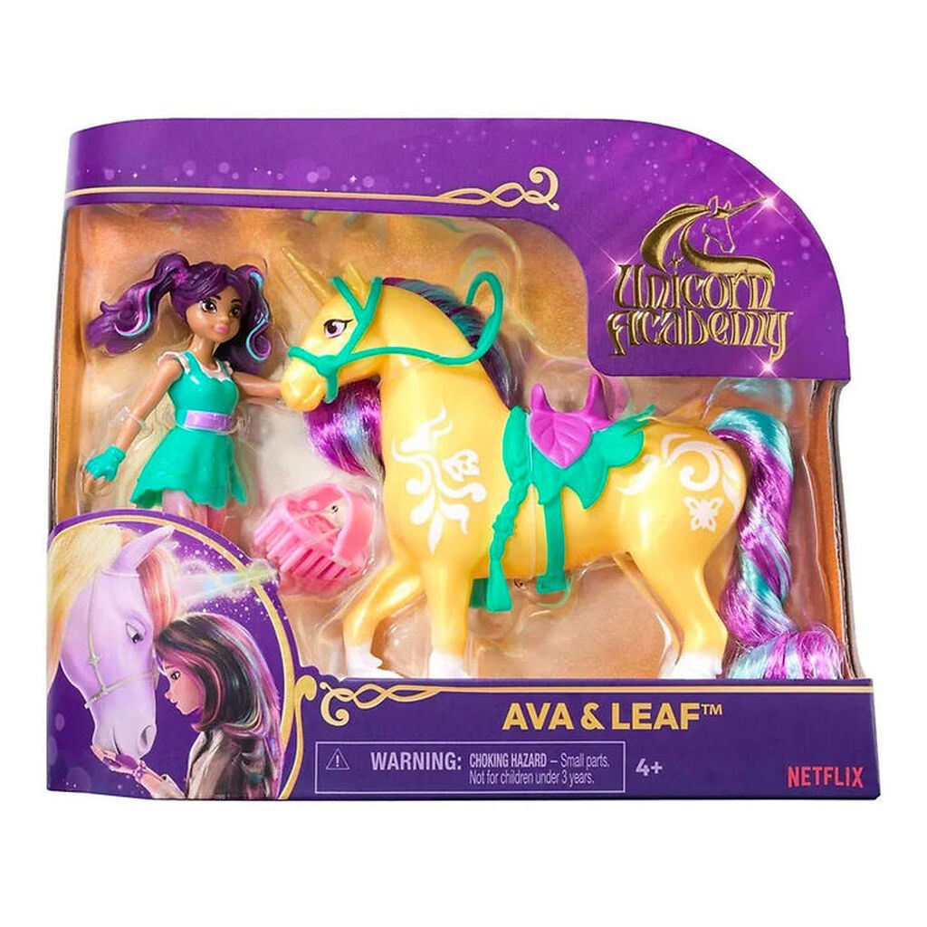 Unicorn Academy Legetøjsfigurer - 13,5 cm - Ava & Leaf