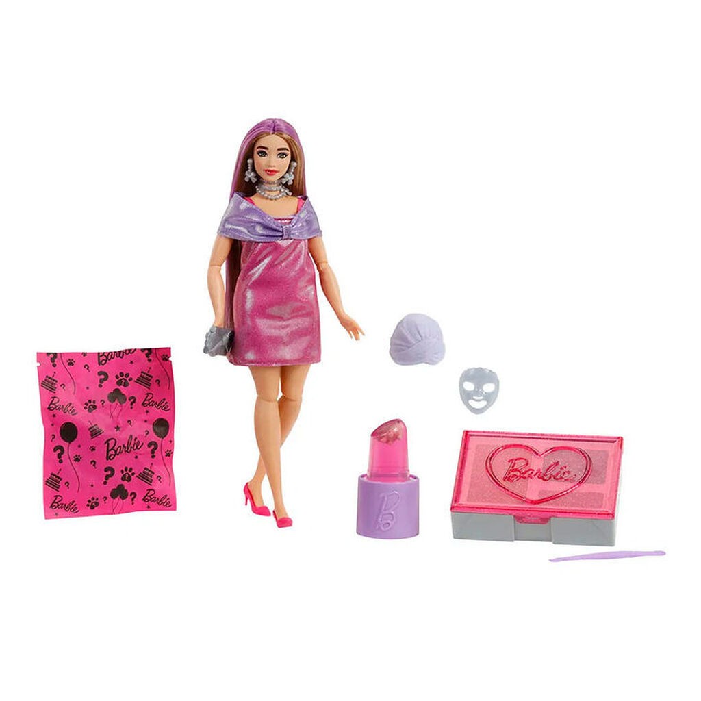Barbie Dukke - Party Unboxed Pink Curvy Doll