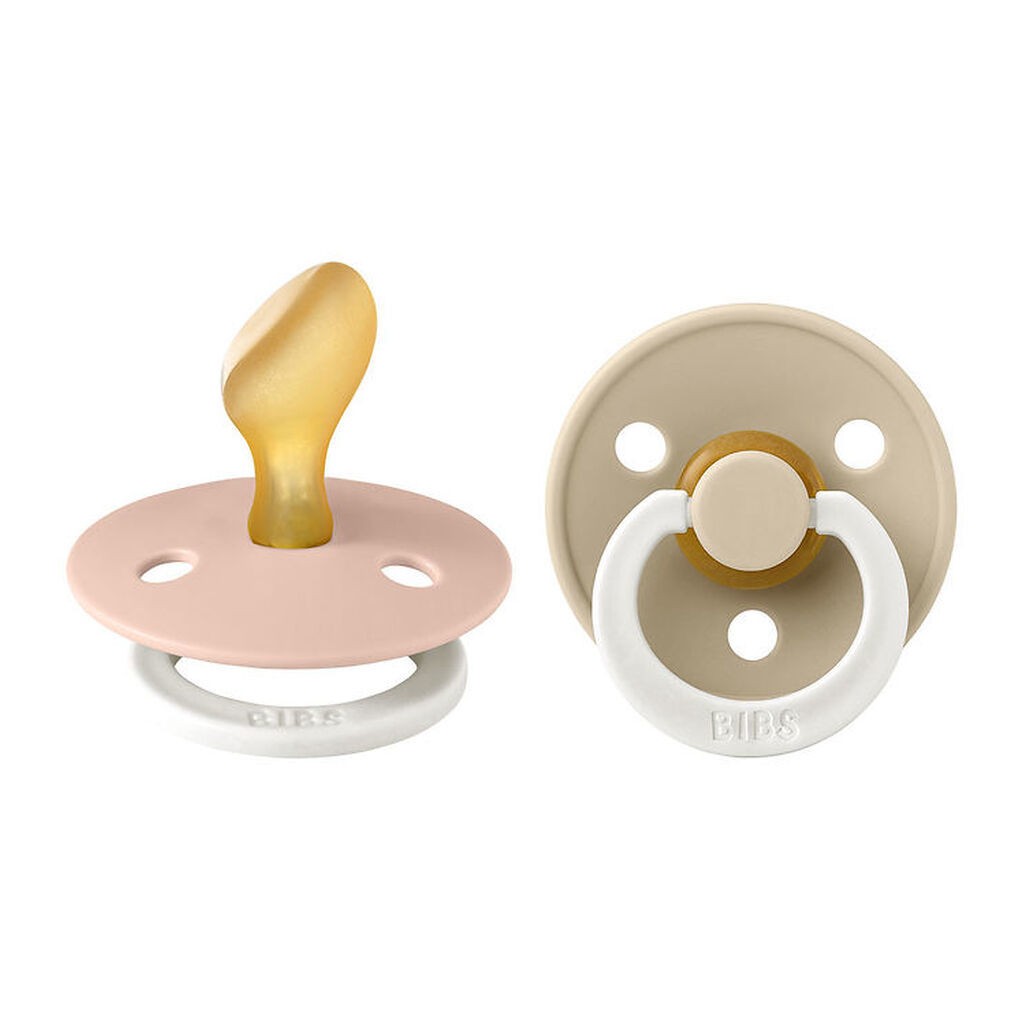 BIBS Colour Natsutter - 2-pak - Str. 2 - Anatomisk - Blush/Van