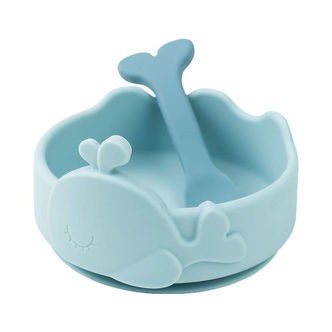 Done By Deer Spisesæt - Silikone - 2 dele - Stick & Stay - Wally