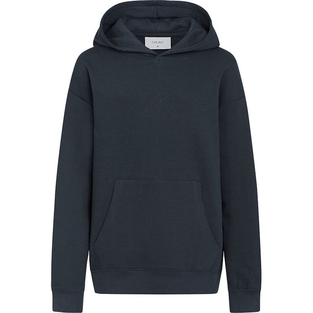 Grunt Hættetrøje - GrMarlo - Navy m. Print