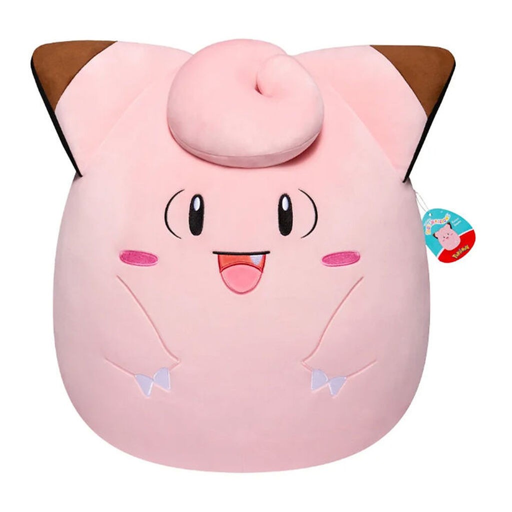 Squishmallows Bamse - 25 cm - Pokémon Clefairy