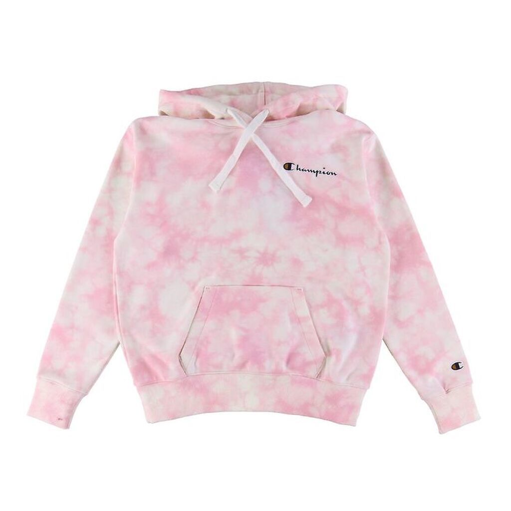 Champion Fashion Hættetrøje - Rosa/Hvid Batik