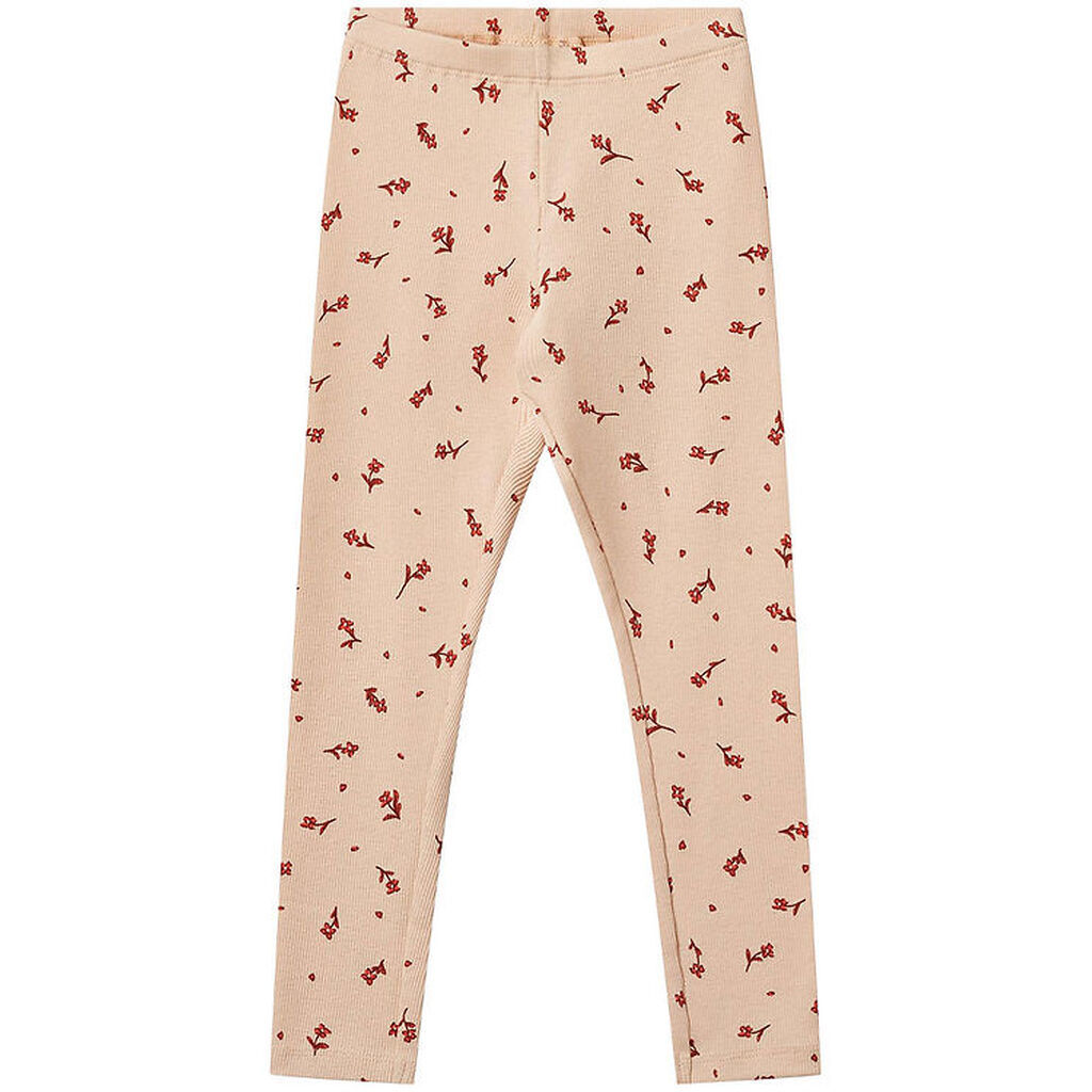 Wheat Leggings - Rib - Jules - Rose Water Flowers