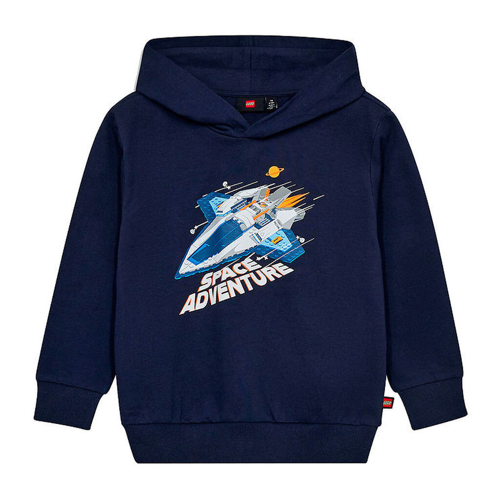 LEGOÂ® City Hættetrøje - LWSaku - Dark Navy m. Print
