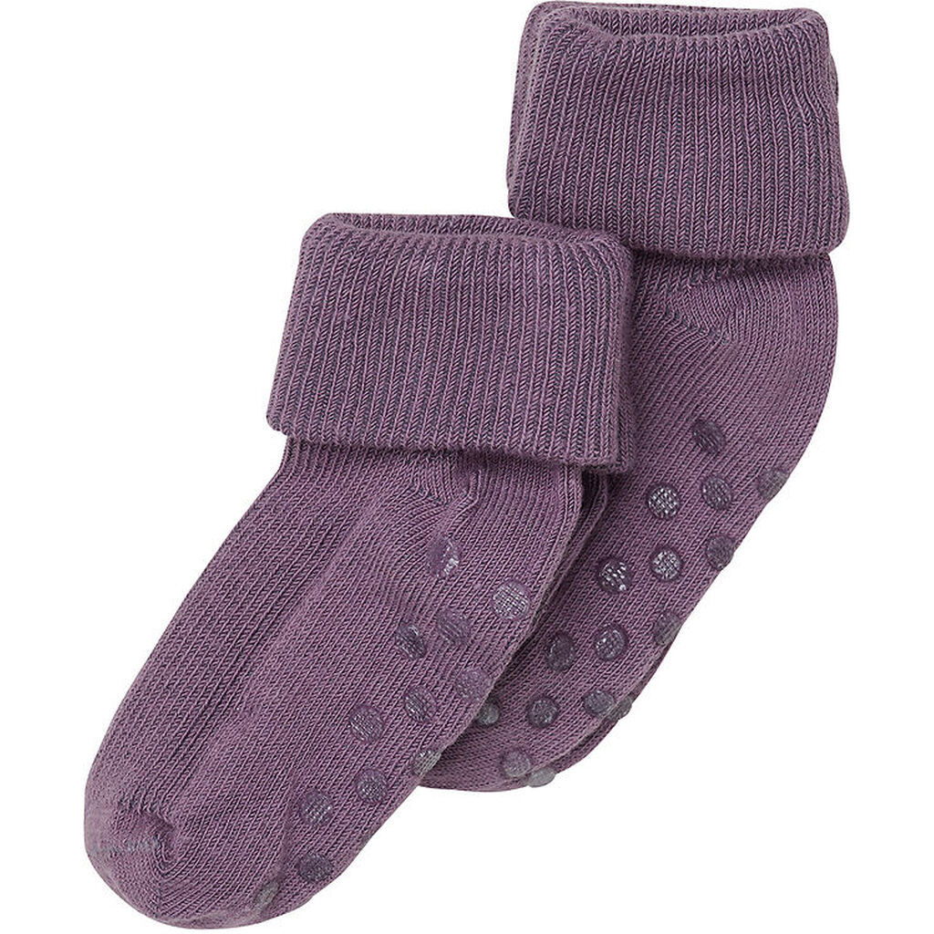 Minymo Strømper - Rib - 2-pak - Noos - Flint