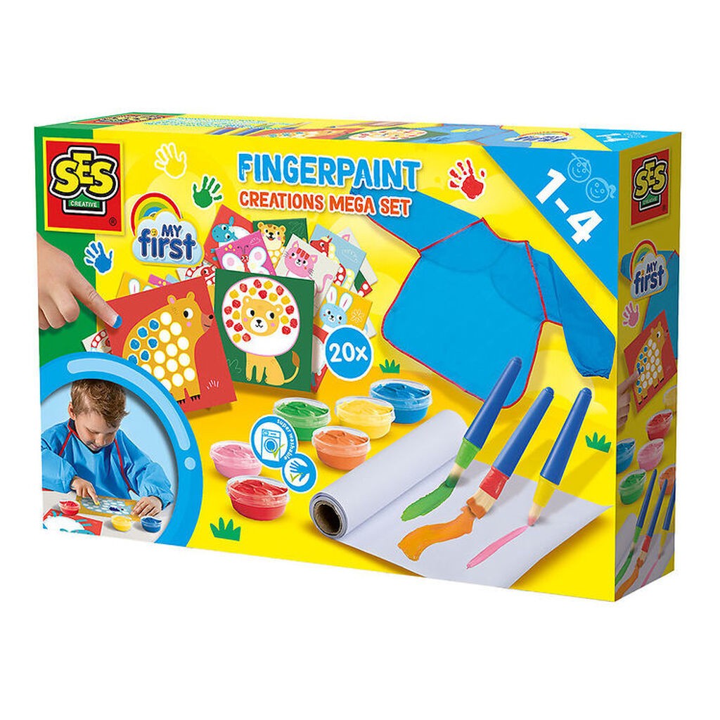 SES Creative - Min Første - Fingermaling Megasæt