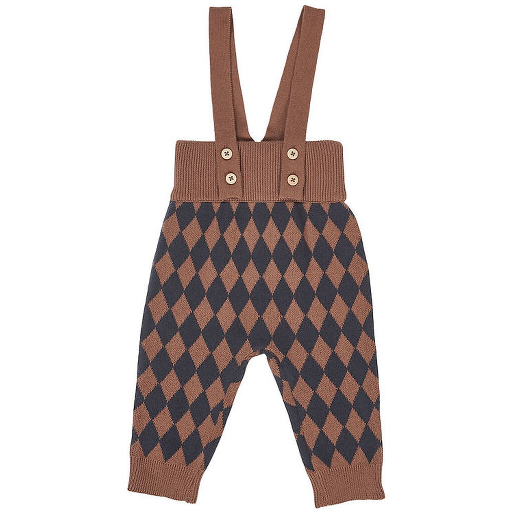 Müsli Smækbukser - Strik - Harlequin - Root