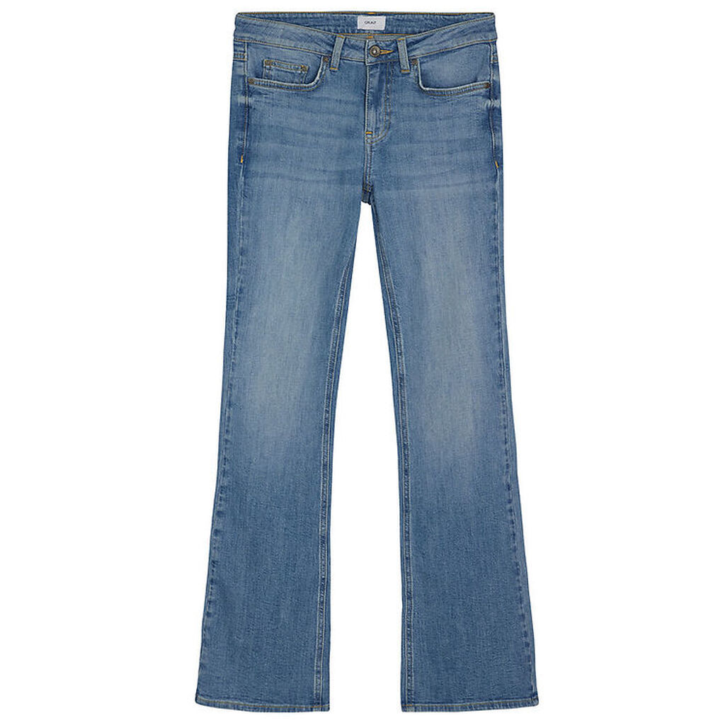 Grunt Jeans - Alabama Low Flare - Blå