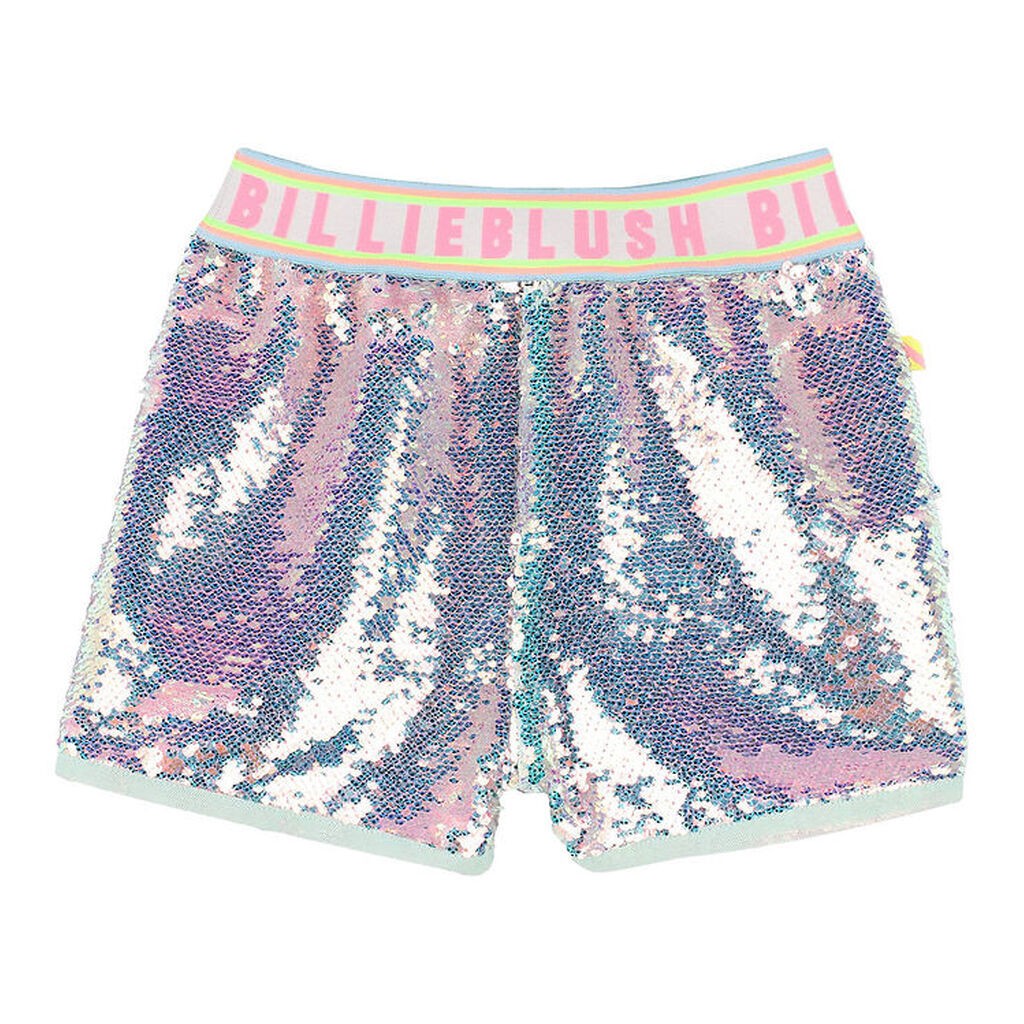 Billieblush Shorts - Beach Glass m. Pailletter