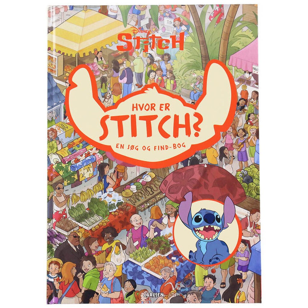 Forlaget Carlsen Bog - Hvor Er Stitch? En Søg Og Find-bog