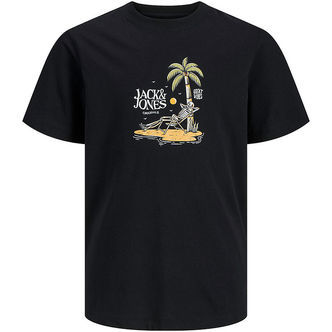Jack & Jones T-shirt - JorSkull - Sort