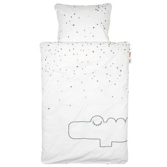 Done By Deer Sengetøj - Junior - Croco Green