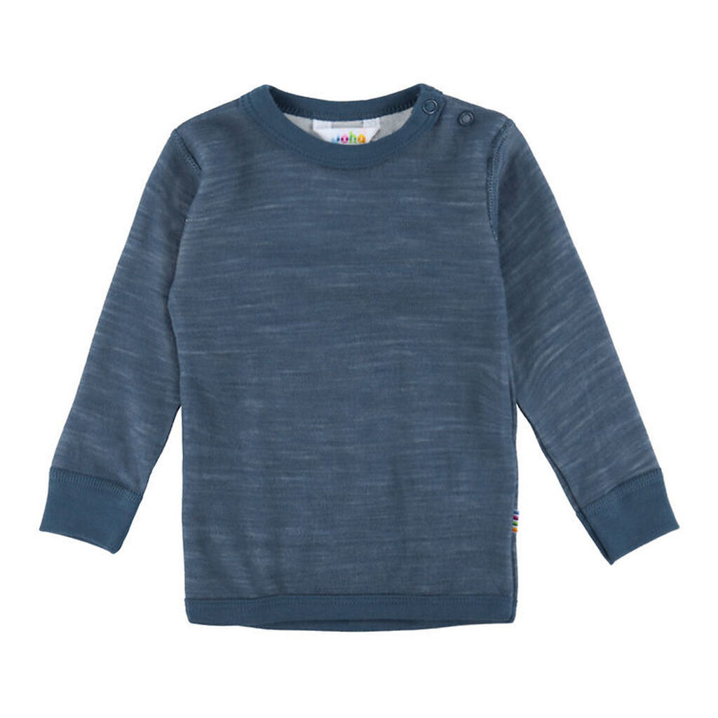 Joha Bluse - Uld/Bambus - Dark Denim