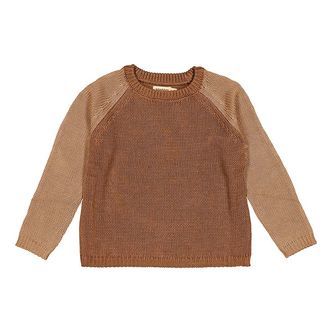 MarMar Bluse - Strik - Modal Mix - Taka - Dark Fudge Block